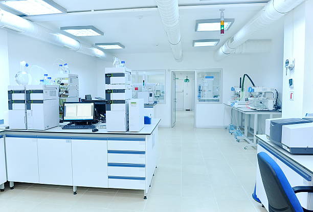 Laboratory in pharmaceutical factory